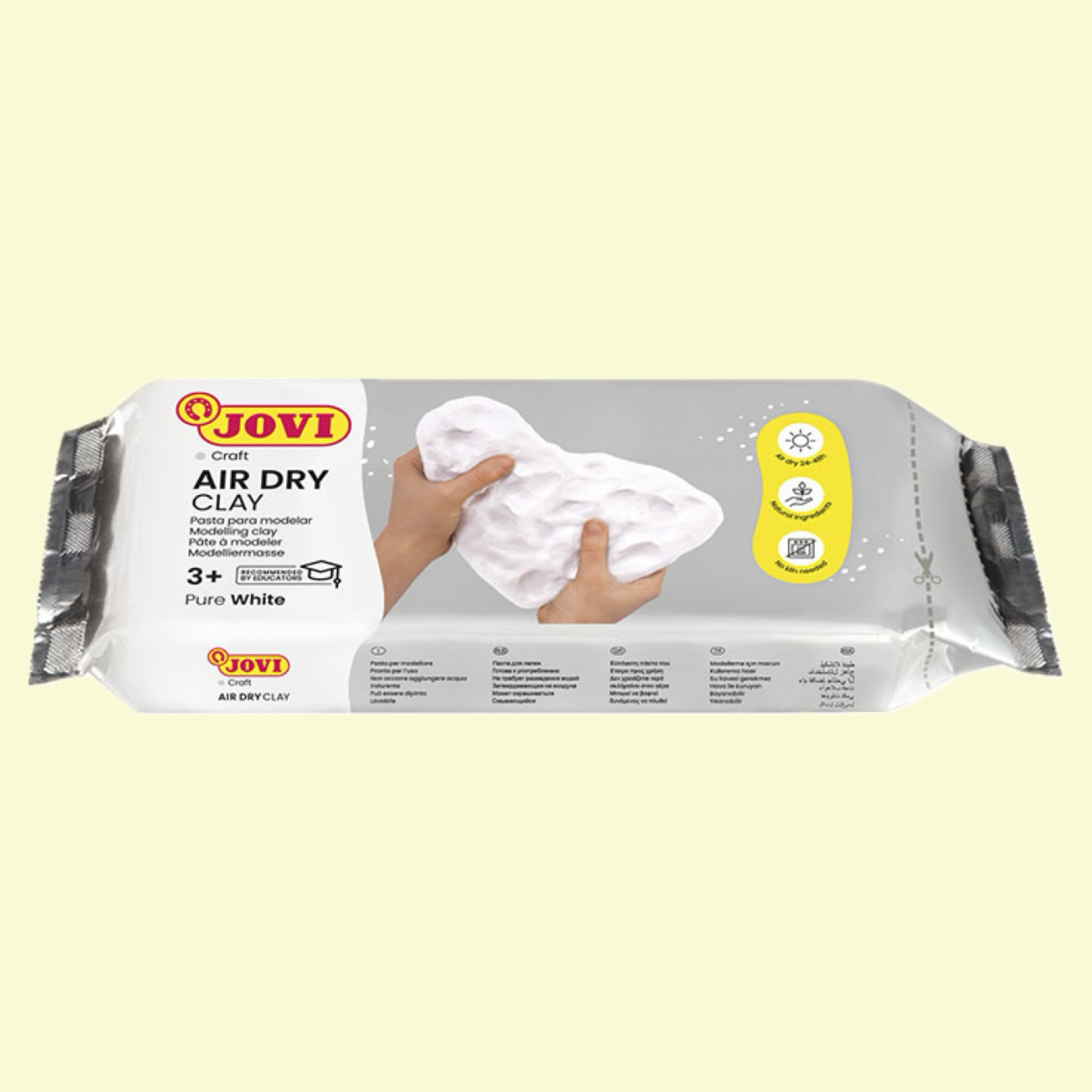 Jovi air dry pasta para modelar 250gr Blanca