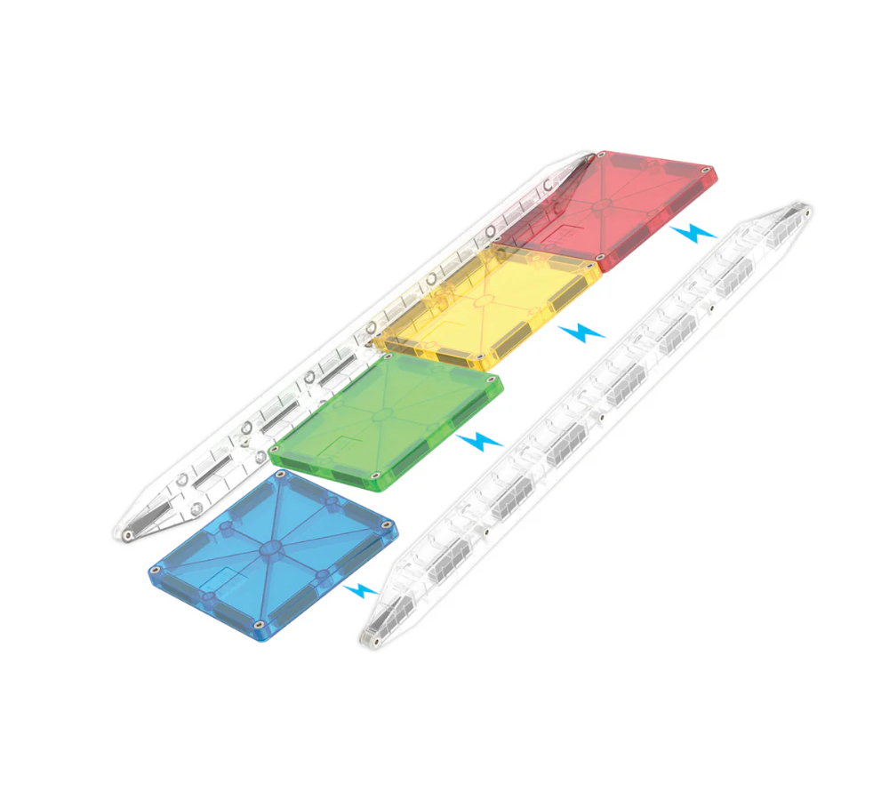Magna-tiles Rail Racers Barras para rampa 8 piezas