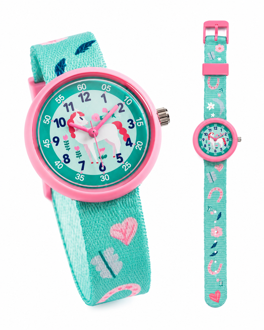 Ticlock reloj analógico Caballo - Djeco