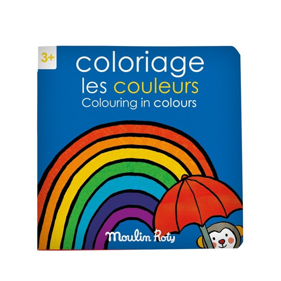 Moulin Roty Libro para colorear Los colores