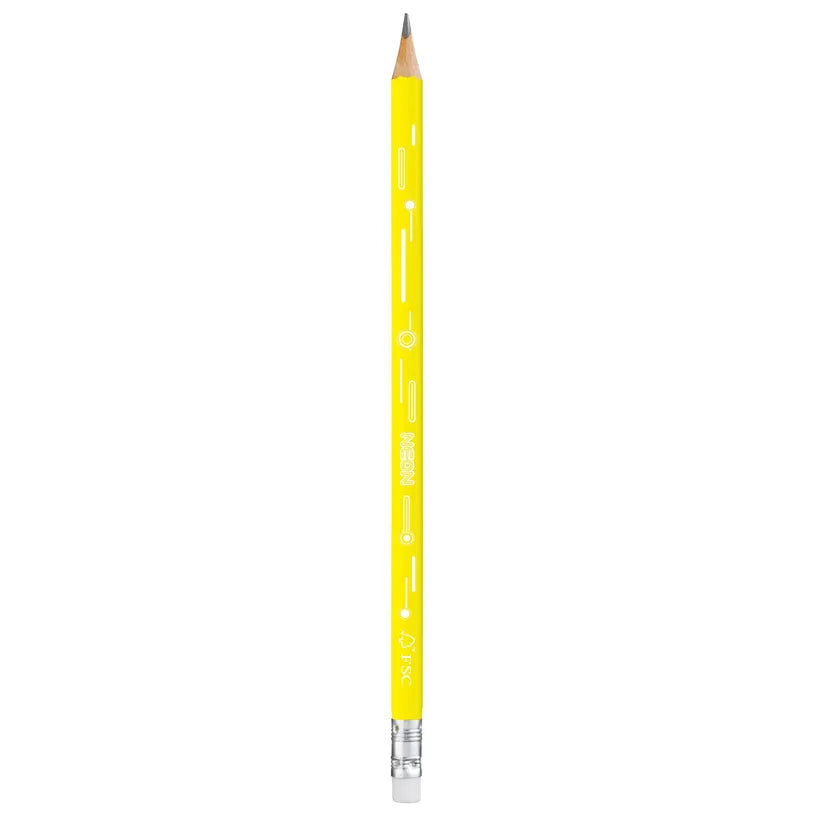 Maped Lápiz con goma Neón