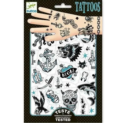 Djeco Tatuajes temporales Lado oscuro