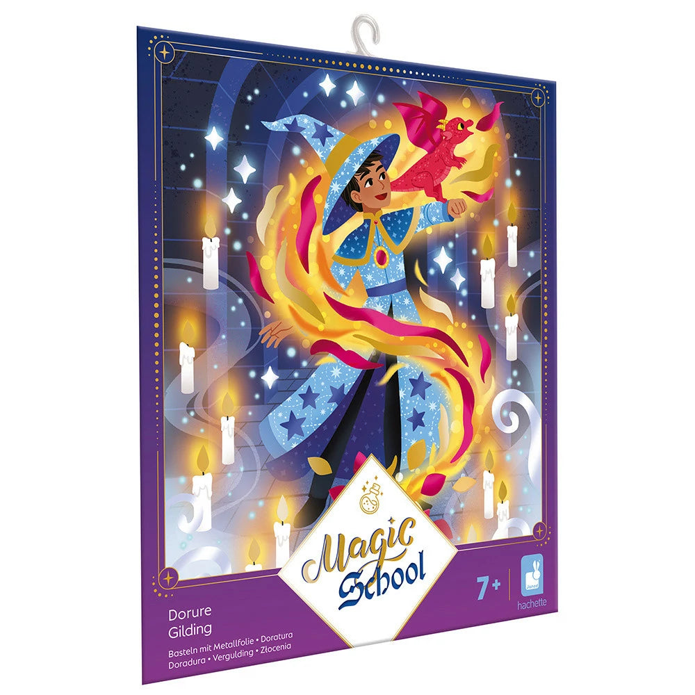 Janod Magic school Láminas pinturas doradas