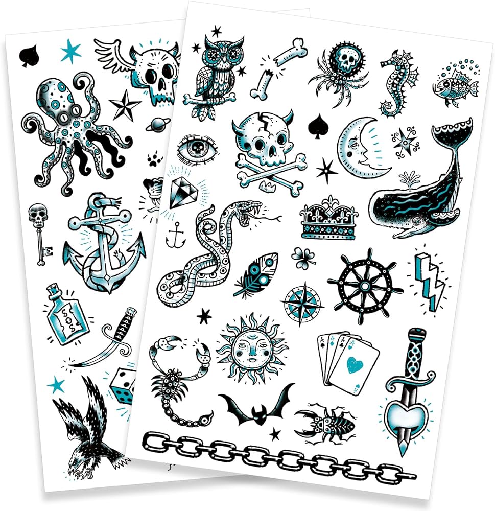 Djeco Tatuajes temporales Lado oscuro