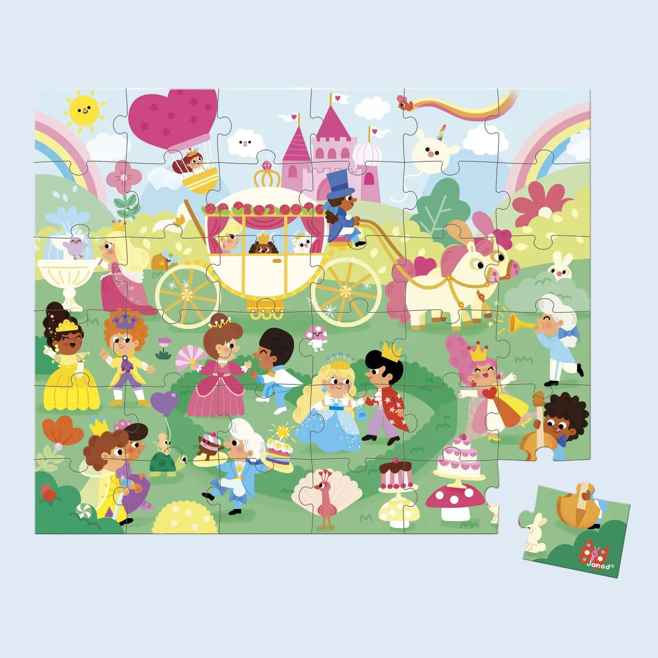 Janod Puzzle Princesas 36 piezas