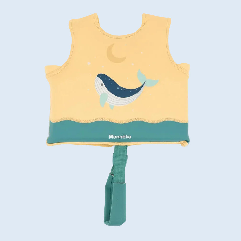 Tutete Chaleco flotador aprendizaje Whale Teal
