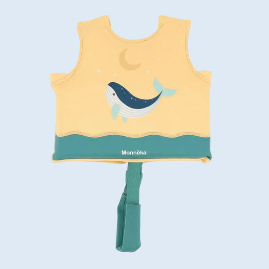 Tutete Chaleco flotador aprendizaje Whale Teal