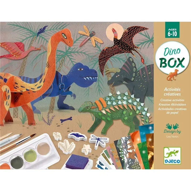Cofre multiactividades El mundo de los dinosaurios- Djeco