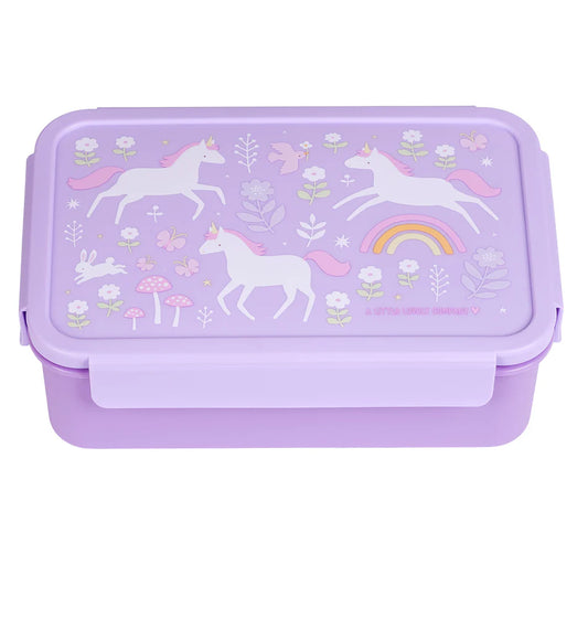 A Little Lovely Company Caja almuerzo Bento Unicorns Dreams
