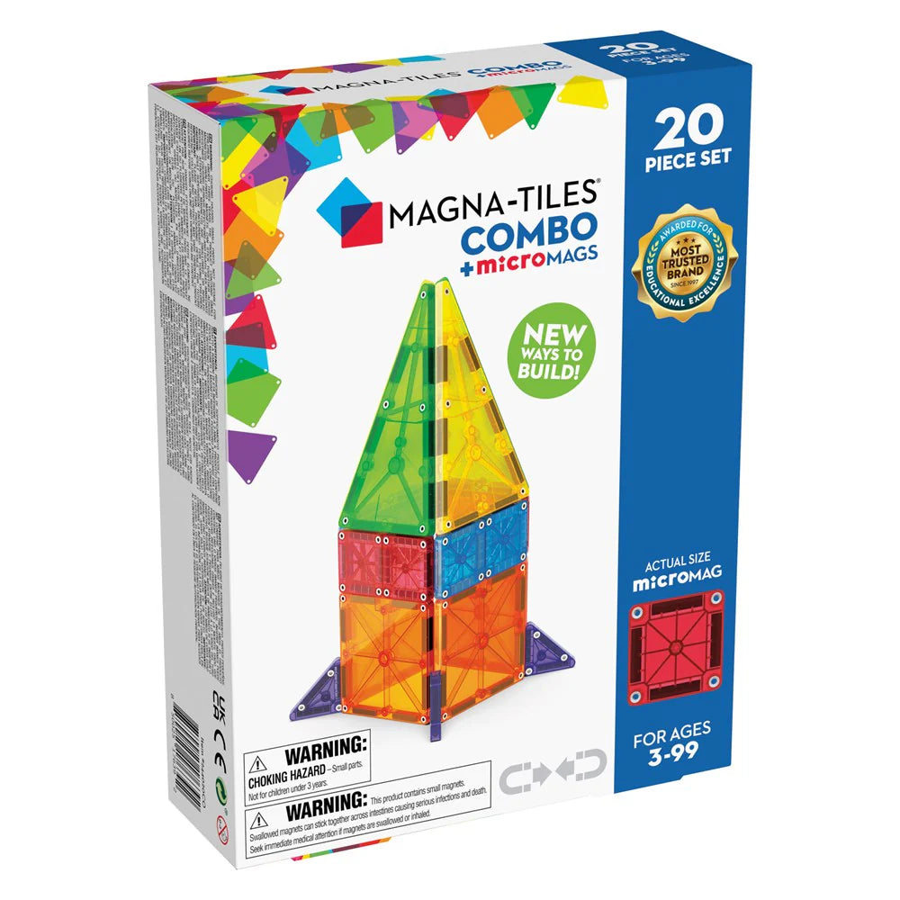 Magna-tiles Combo set 20 piezas