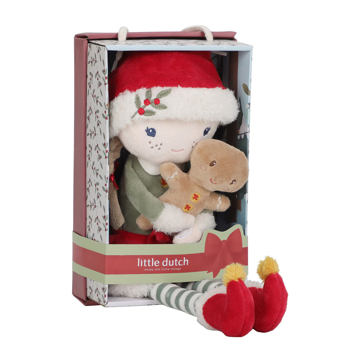 Little Dutch Muñeca blandita Rosa Navidad