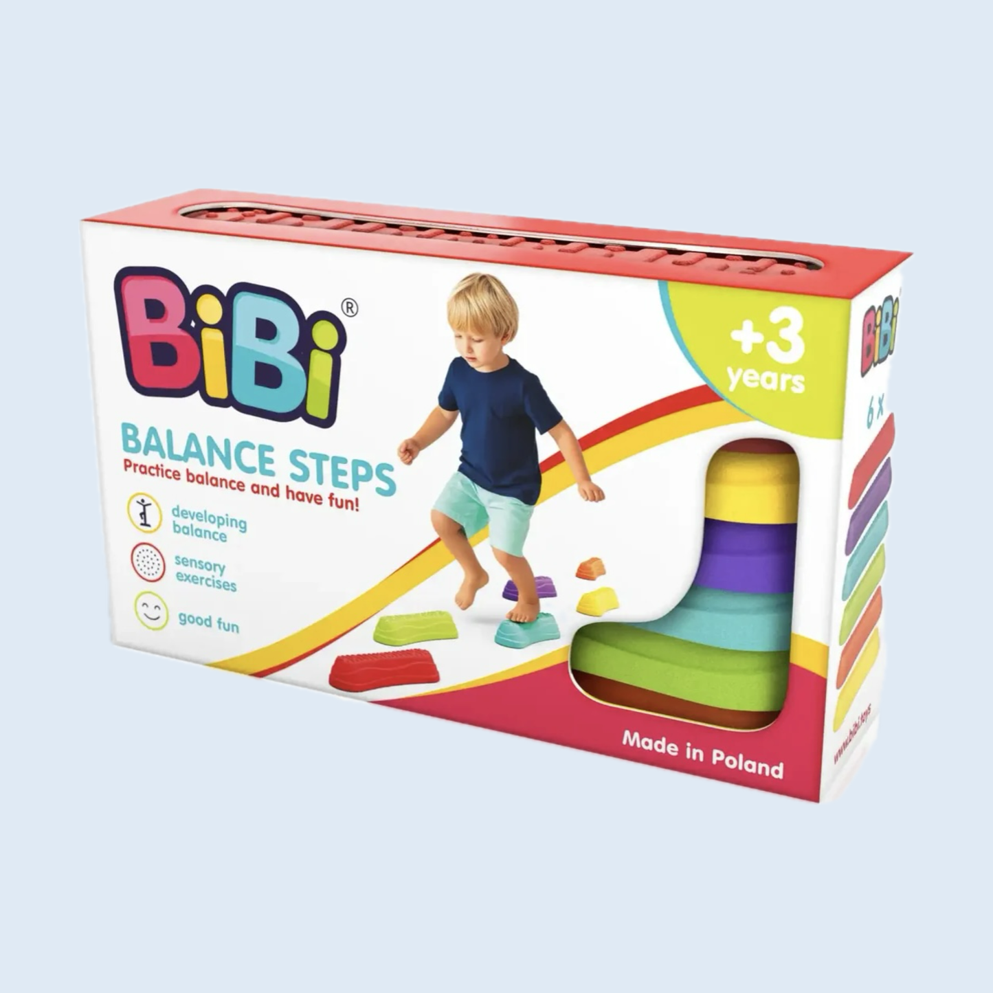 Soft Bibi Ladrillos Sensoriales Equilibrio