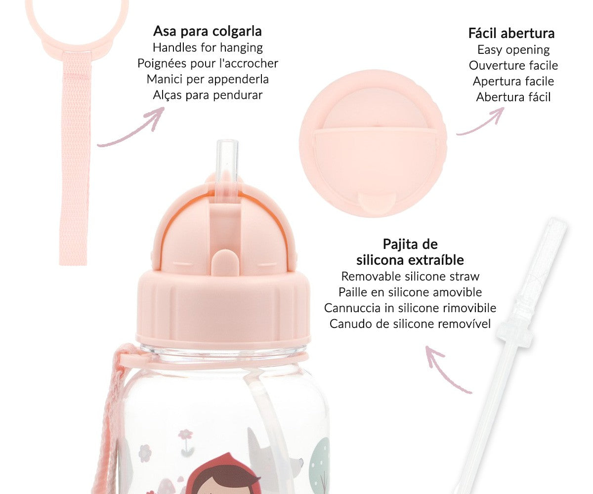 Tutete Botella tritán Caperucita roja