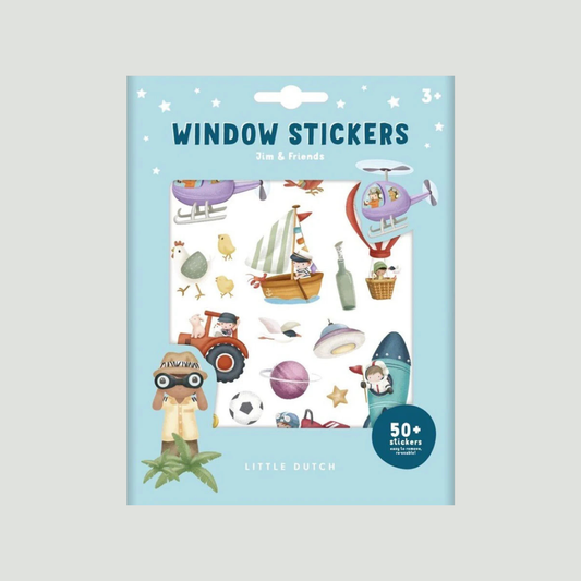 Little Dutch pegatinas para ventana Jim & Friends