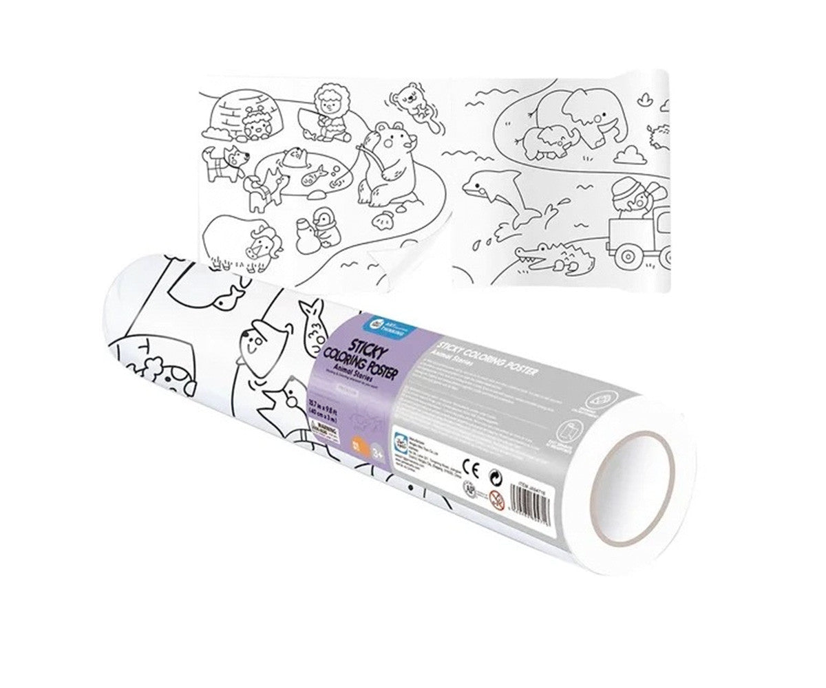Jar Melo Papel adhesivo para colorear Animales