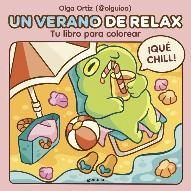 Un verano de relax Libro para colorear