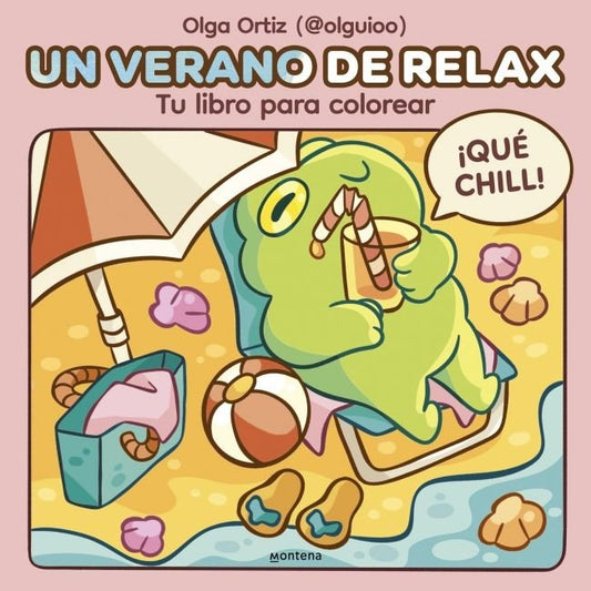 Un verano de relax Libro para colorear