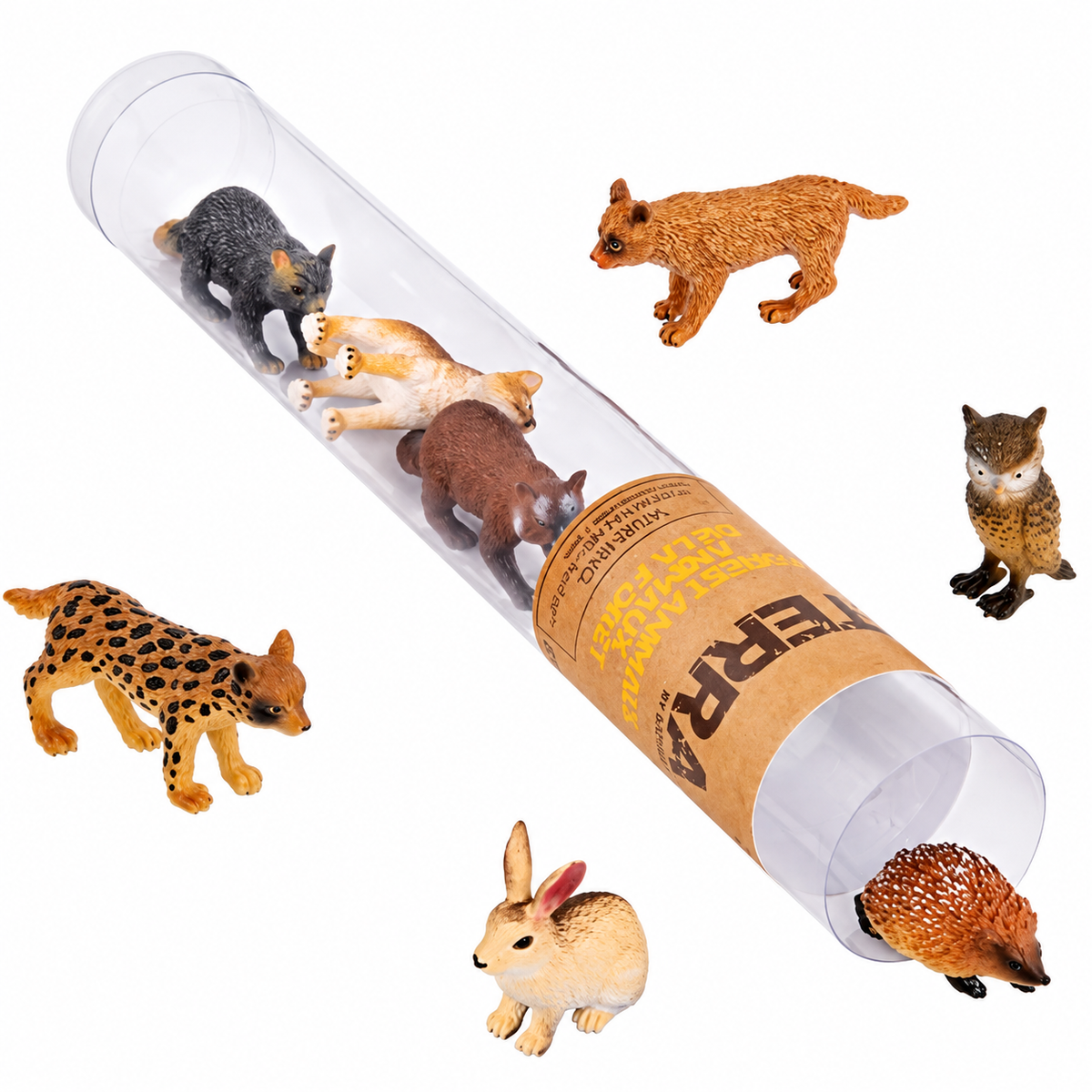 Tubo 8 animales del bosque - Terra