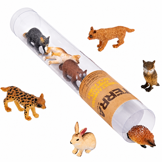 Tubo 8 animales del bosque - Terra