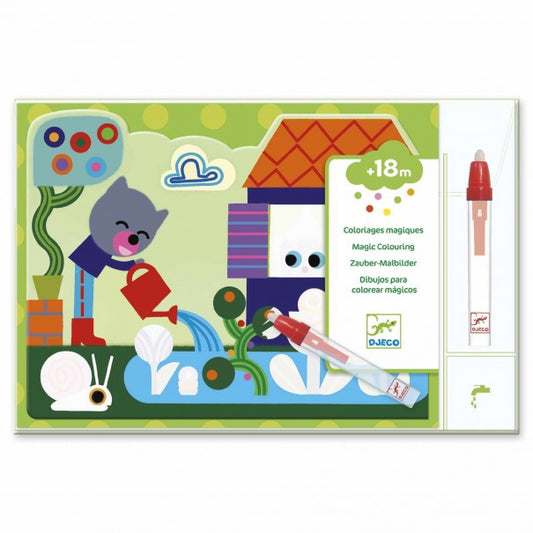 Djeco Baby Colorear mágico En el jardín