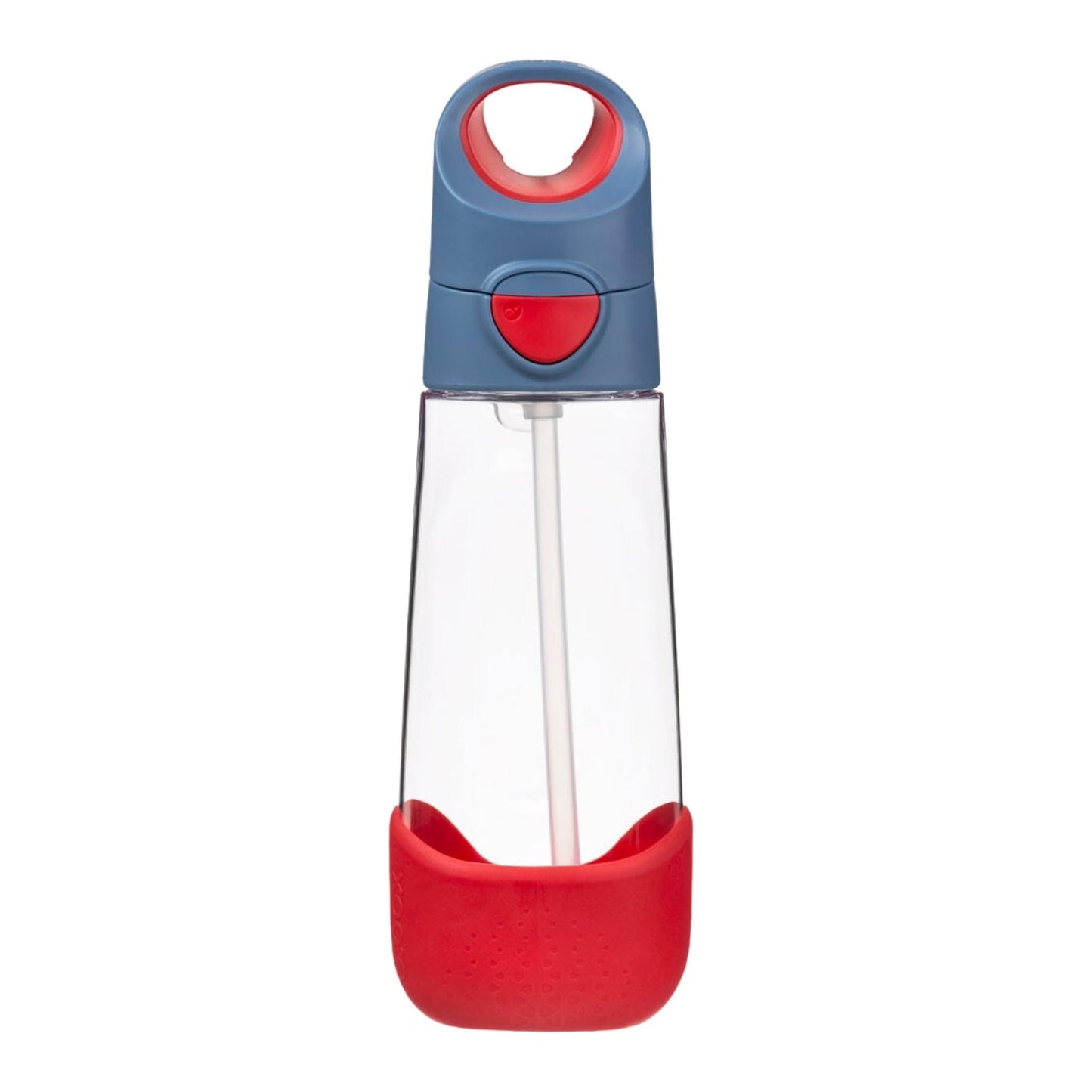B.box Botella tritán con pajita 600 ml Blue Blaze