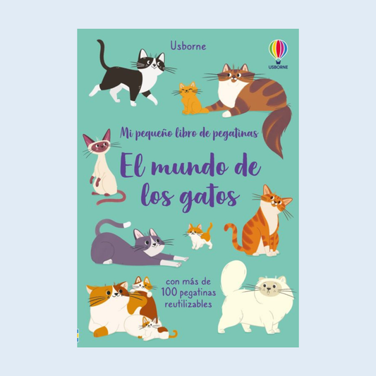 Mi pequeño libro de pegatinas El mundo de los gatos
