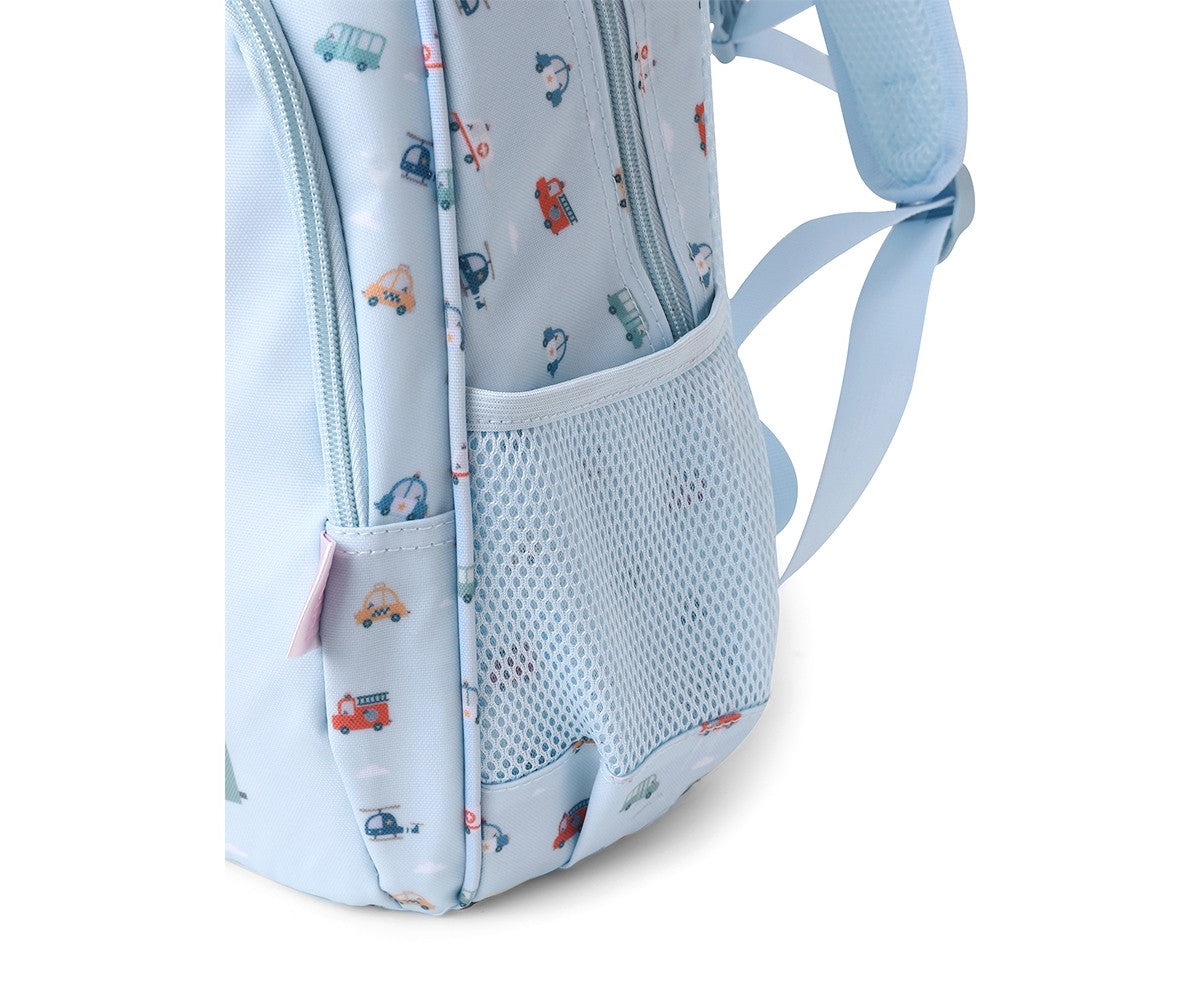 Tutete Mochila Mediana City Cars con llavero personalizable