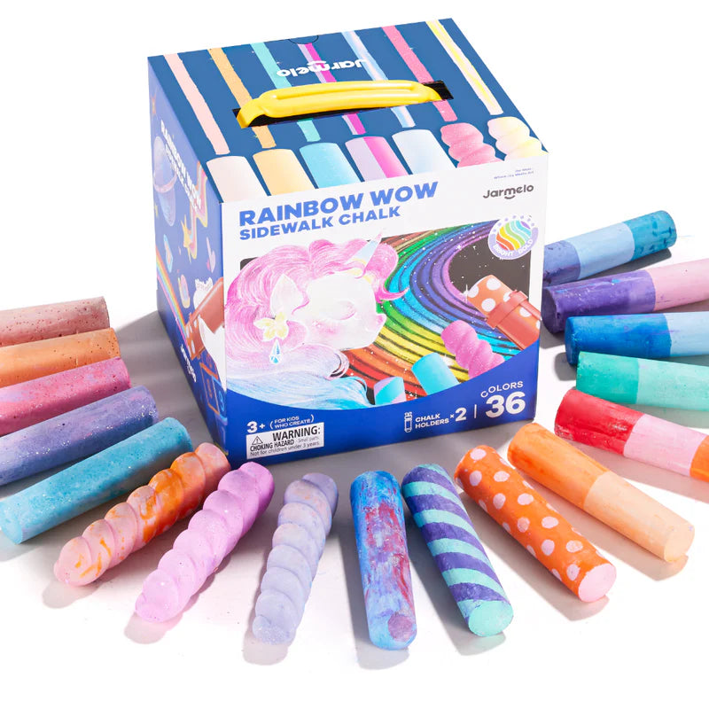 Jar Melo Tizas Jumbo Colores brillantes