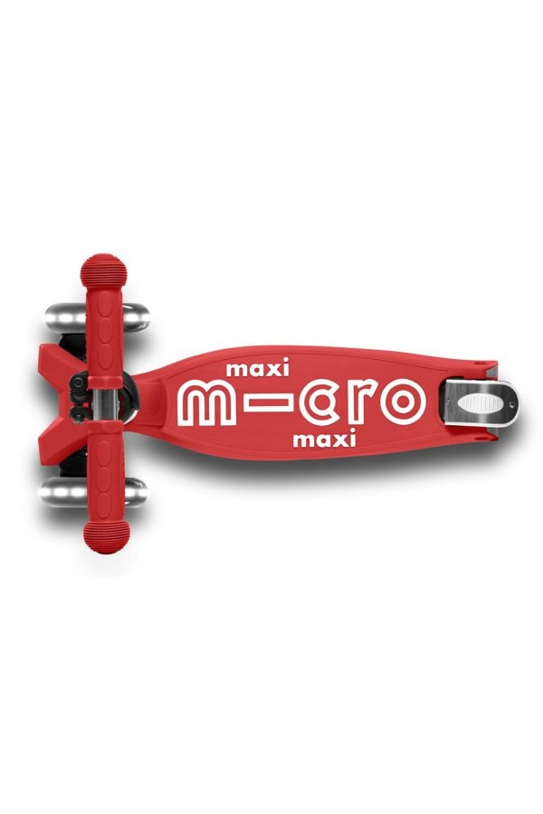 Micro Patinete Maxi Deluxe Plegable Rojo