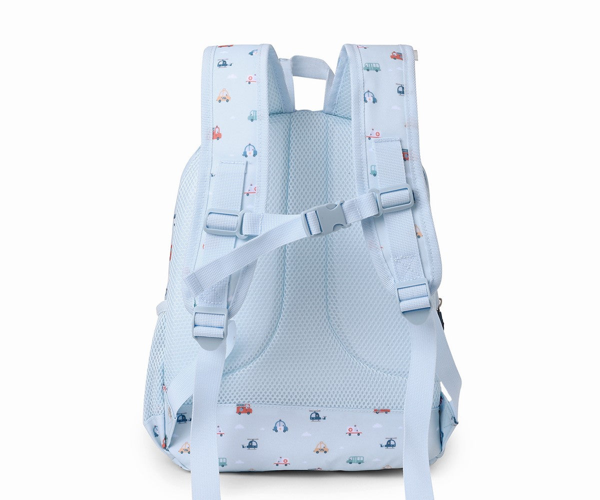 Tutete Mochila Mediana City Cars con llavero personalizable
