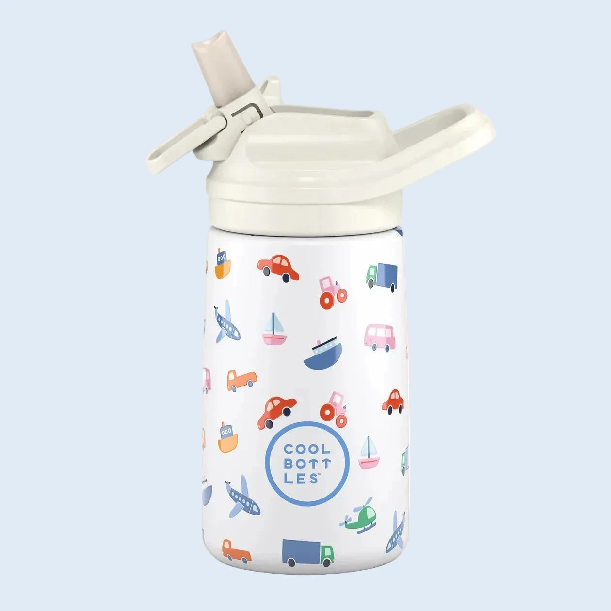 Cool Bottles Botella térmica 350 ml Kiddies Little Wheels