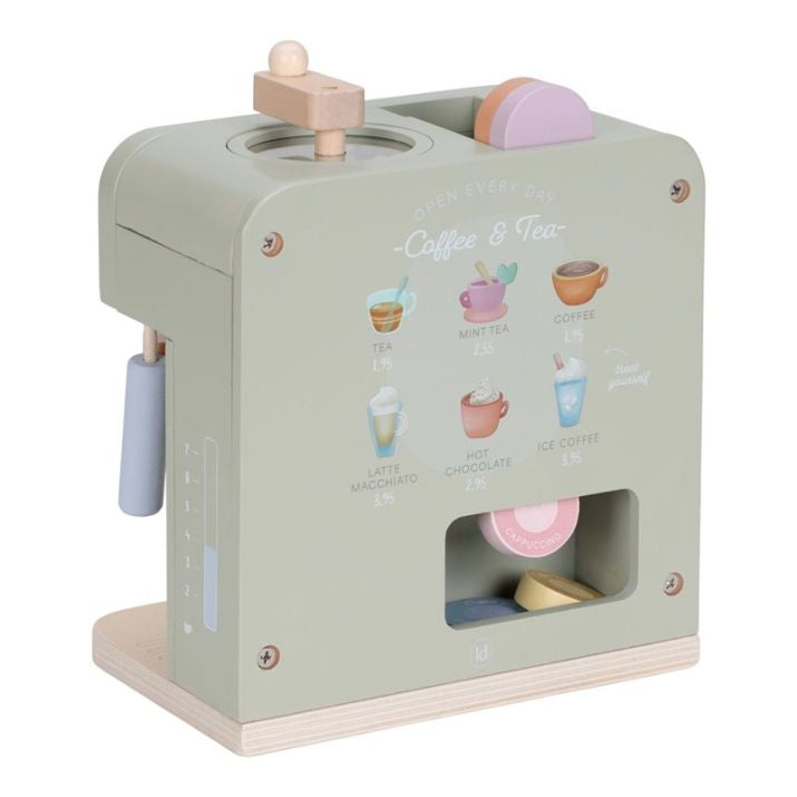 Cafetera de madera con accesorios - Little Dutch