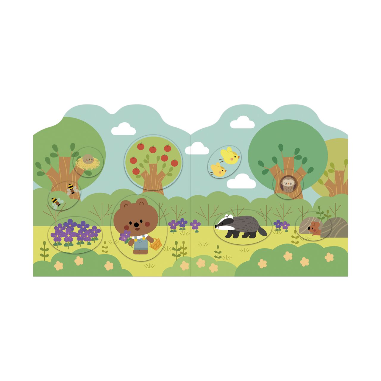 Janod Libro de pegatinas El bosque
