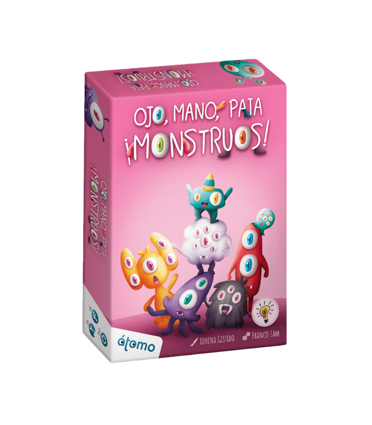 Átomo Ojo mano pata ¡Monstruos!