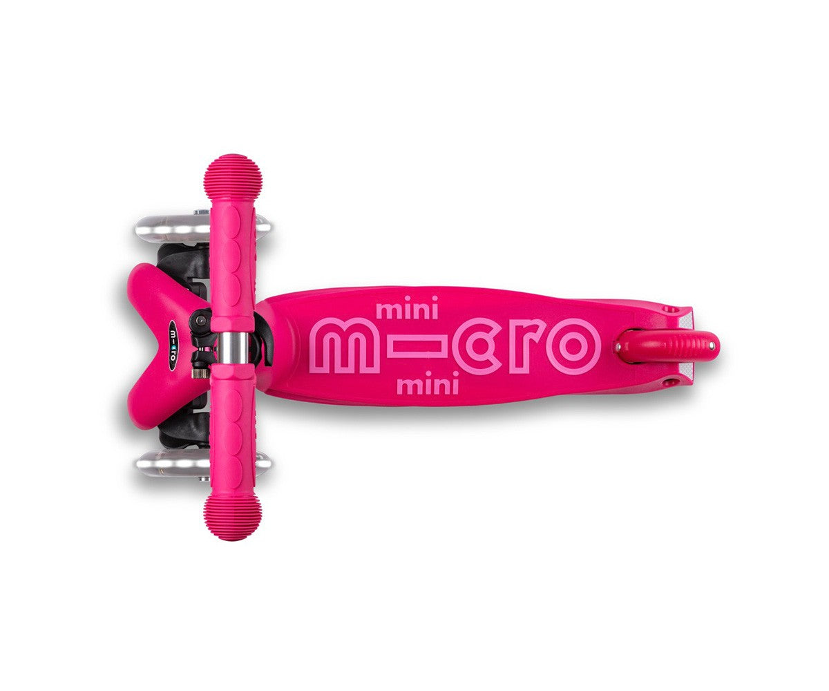 Micro Patinete mini2grow Deluxe LED Rosa