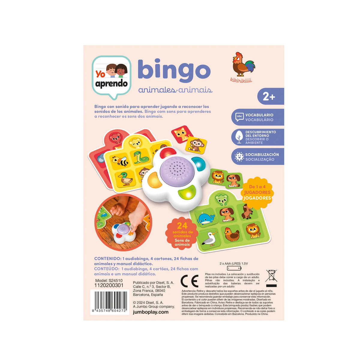 Diset Yo aprendo - Bingo animales