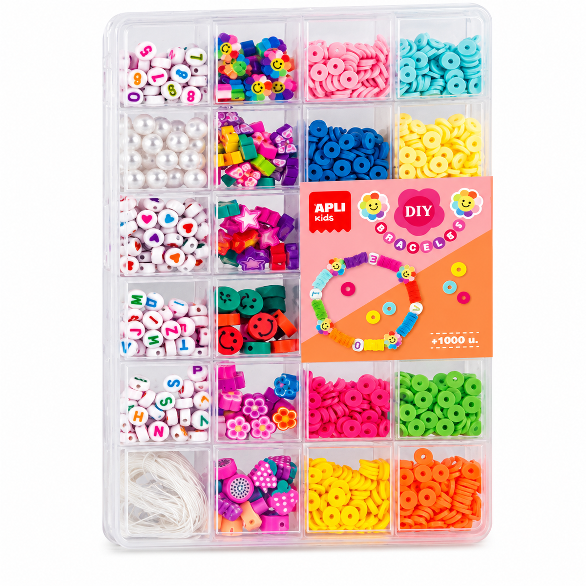 Kit cuentas para crear pulseras - Apli kids
