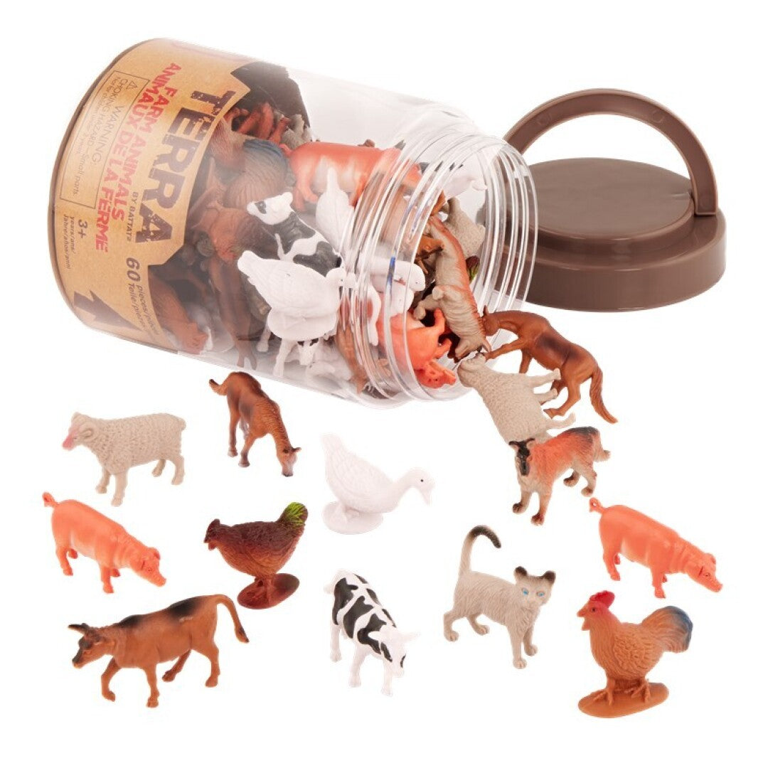Bote 60 Animales de la granja - Terra