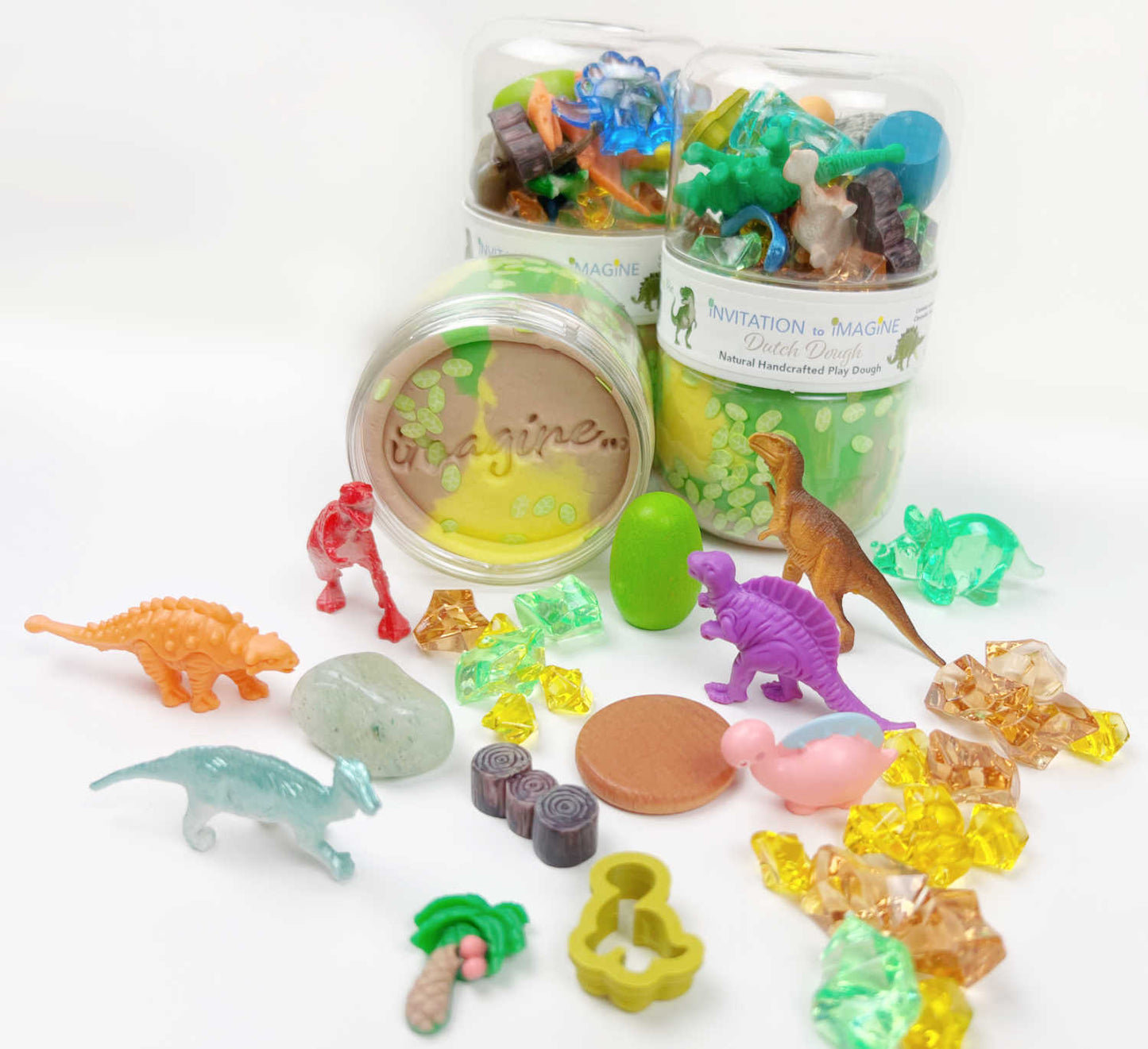 Invitationtoimagine Plastilina Dinosaur Play Pot