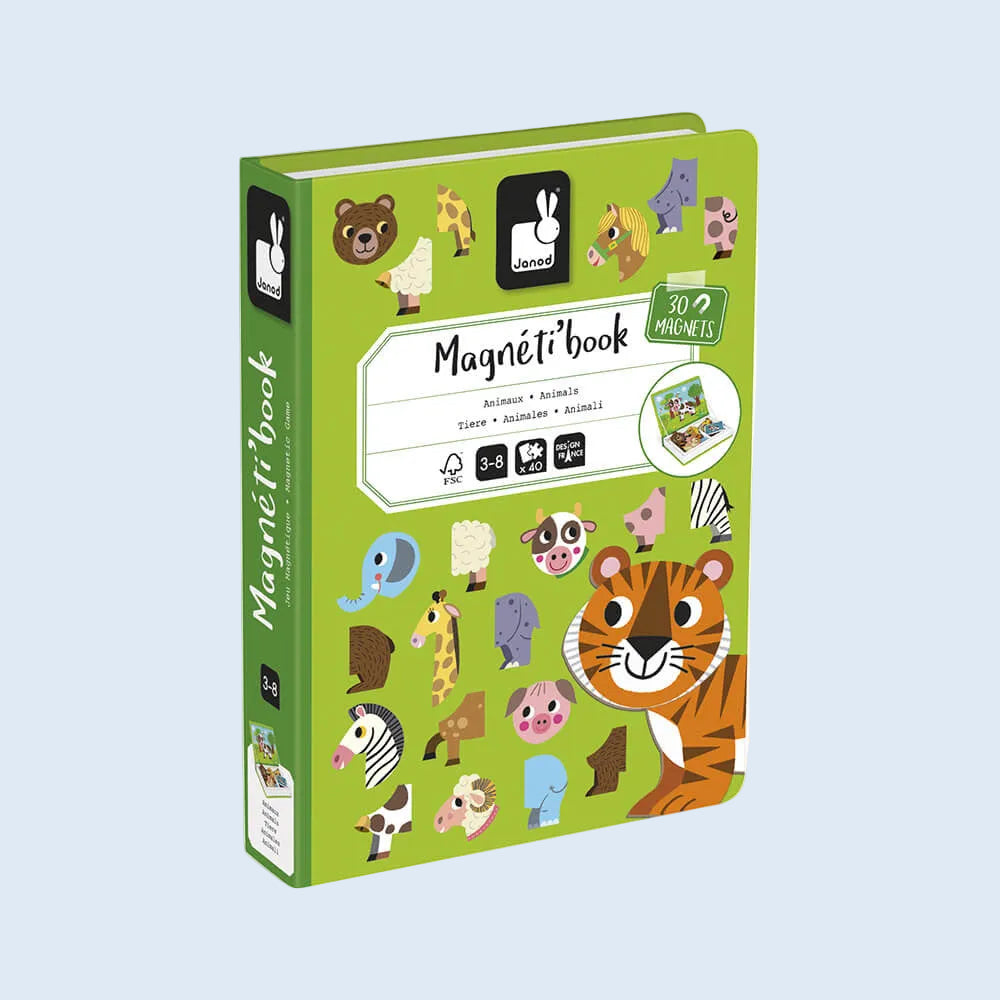 Janod Magneti Book Animales