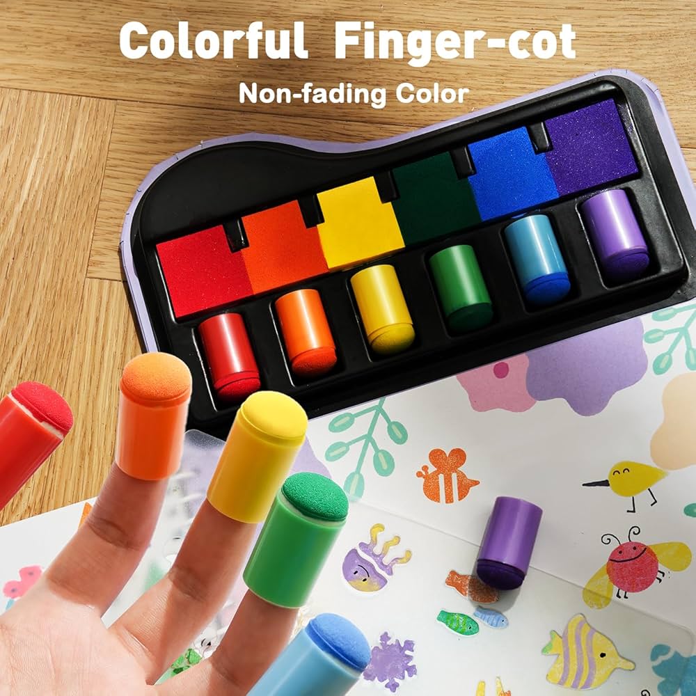 Jar Melo Finger stamp Cuaderno actividades