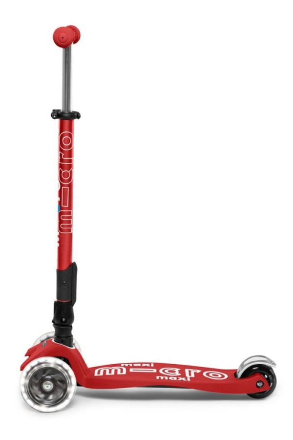 Micro Patinete Maxi Deluxe Plegable Rojo
