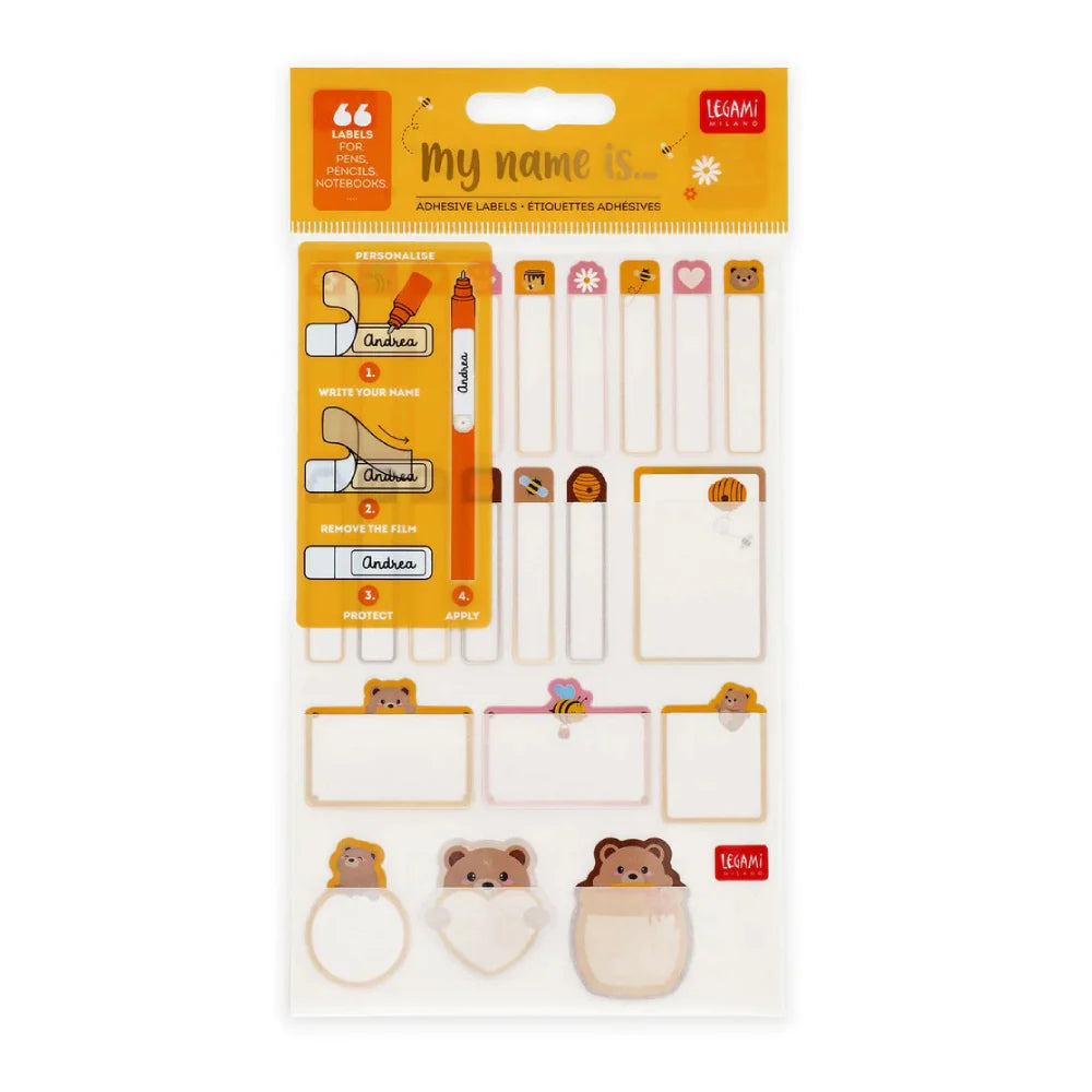 Legami Set pegatinas nombre personalizables