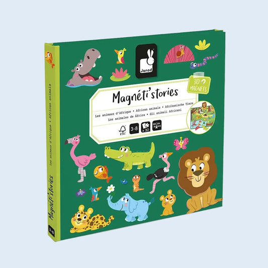 Janod Magneti Stories Animales de África