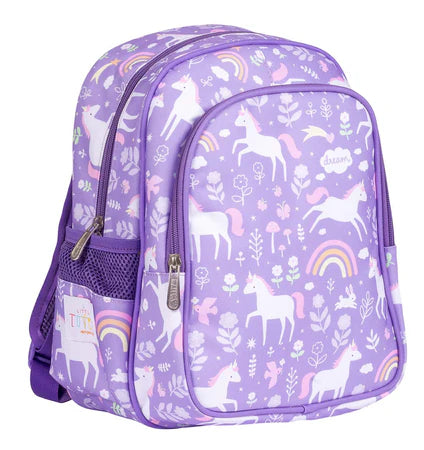 A Little Lovely Company Mochila con bolsillo térmico Unicorn Dreams