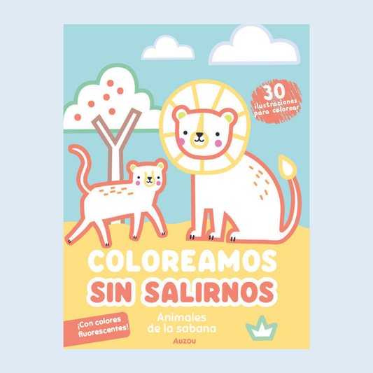 Coloreamos sin salirnos Animales de la Sabana