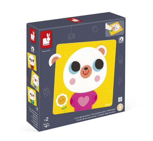 Janod Juego magnético El osito de las emociones