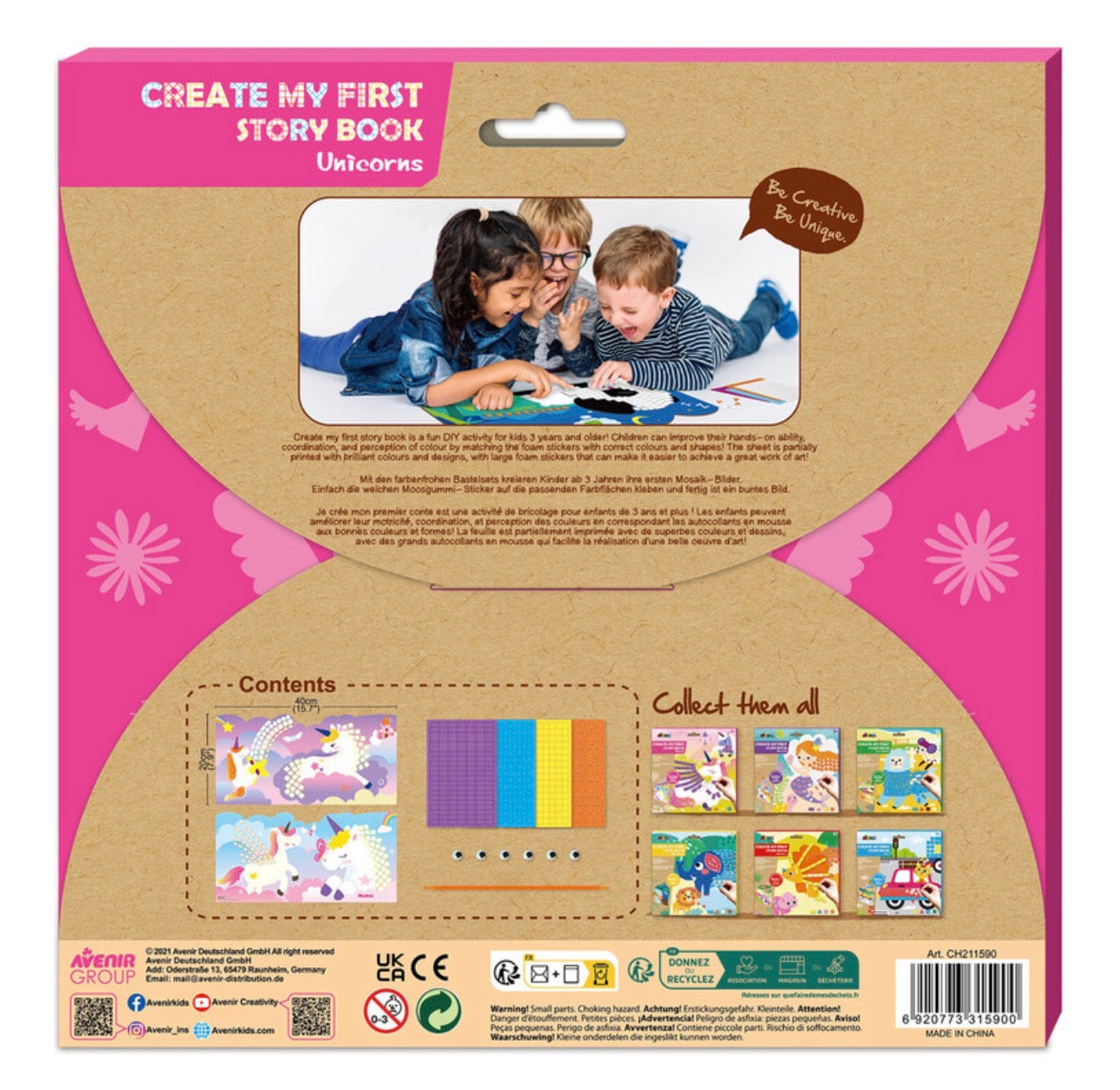 Avenir Crea tu primer cuento Unicornios