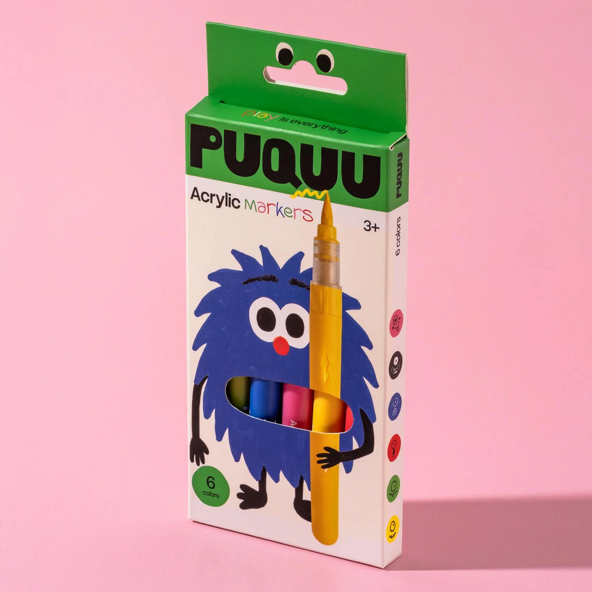 Rotuladores acrílicos 6 colores - Puquu
