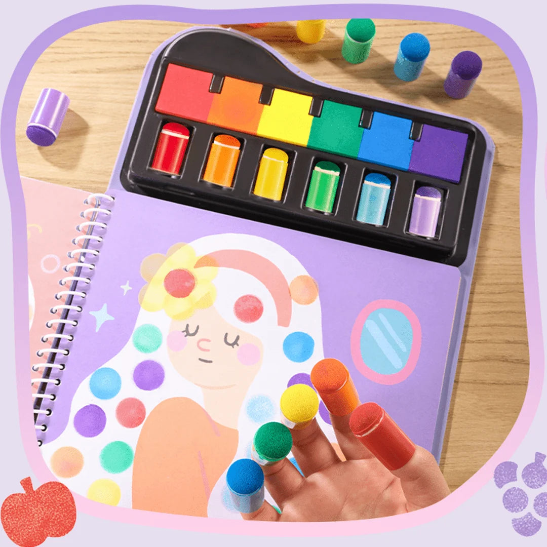 Jarmelo Finger Stamp Cuaderno actividades